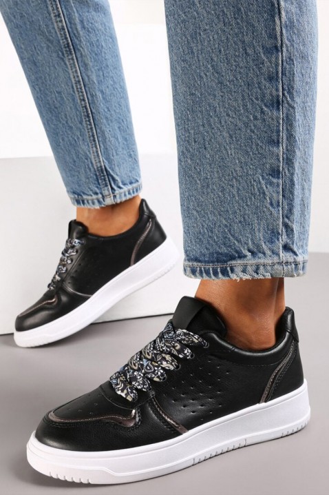 Γυναικεία πάνινα παπούτσια VRILONZA, Χρώμα: μαύρο, IVET.EU - Εκπτώσεις έως -80%