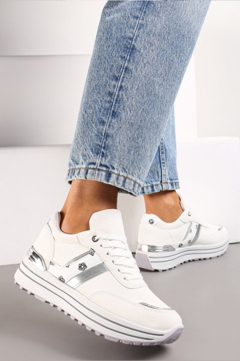 Γυναικεία παπούτσια ELONDELA WHITE, Χρώμα: άσπρο, IVET.EU - Εκπτώσεις έως -80%