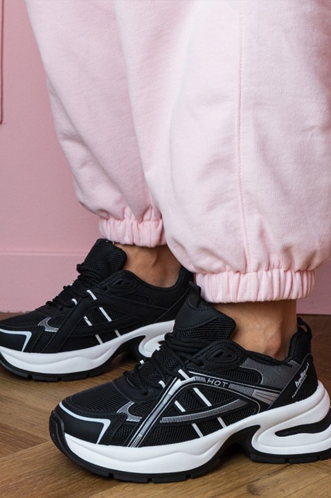 Γυναικεία παπούτσια GLEMOLZA BLACK, Χρώμα: μαύρο, IVET.EU - Εκπτώσεις έως -80%