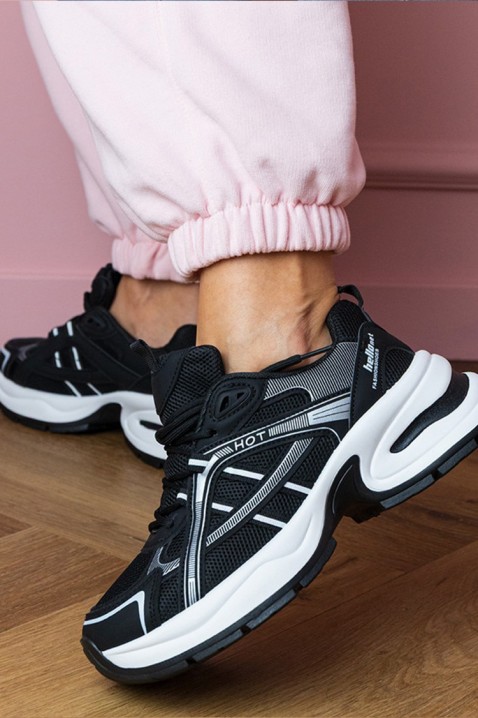 Γυναικεία παπούτσια GLEMOLZA BLACK, Χρώμα: μαύρο, IVET.EU - Εκπτώσεις έως -80%