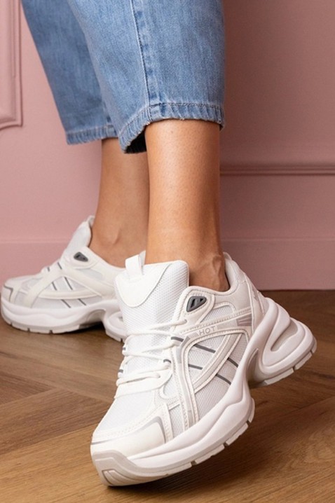 Γυναικεία παπούτσια GLEMOLZA WHITE, Χρώμα: άσπρο, IVET.EU - Εκπτώσεις έως -80%