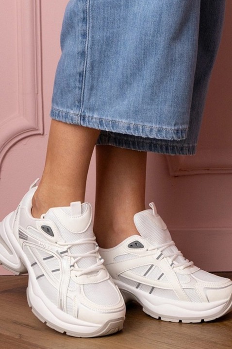 Γυναικεία παπούτσια GLEMOLZA WHITE, Χρώμα: άσπρο, IVET.EU - Εκπτώσεις έως -80%