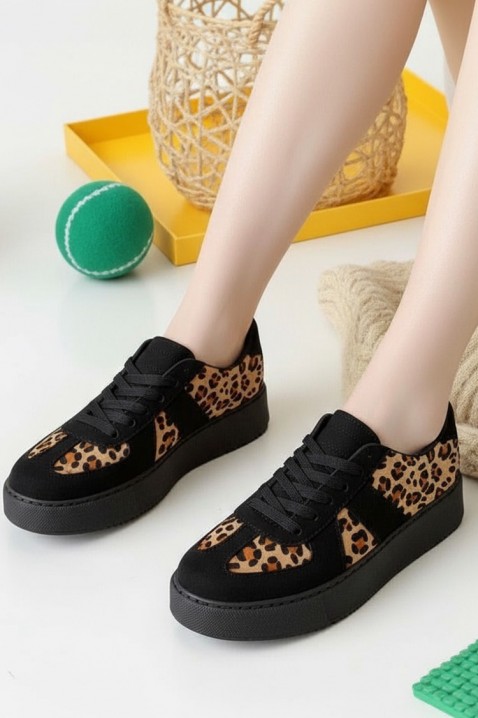 Πάνινα παπούτσια DAMONDA BLACK, Χρώμα: μαύρο, IVET.EU - Εκπτώσεις έως -80%