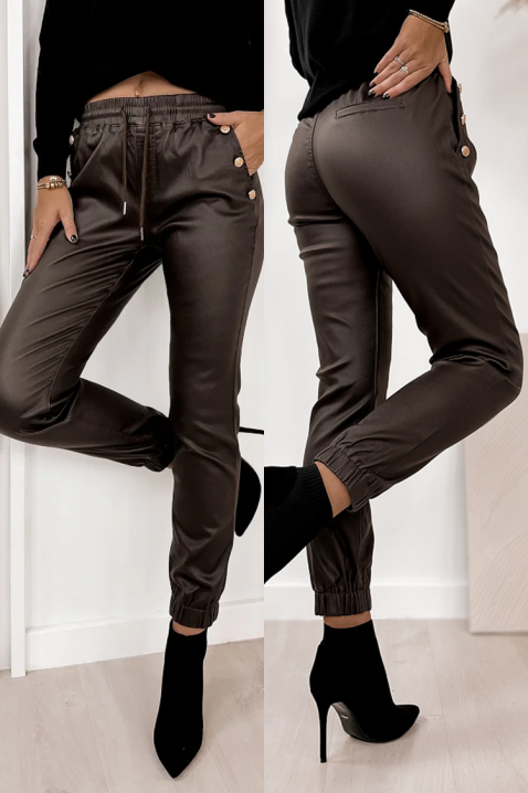 Παντελόνι SLOMENGA, Χρώμα: καφέ, IVET.EU - Εκπτώσεις έως -80%