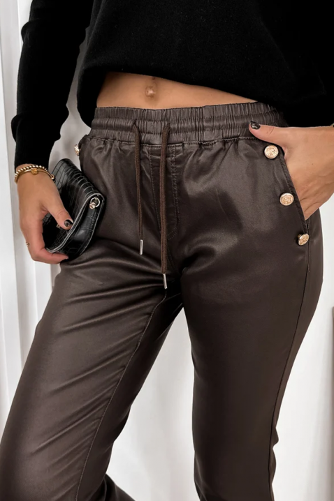 Παντελόνι SLOMENGA, Χρώμα: καφέ, IVET.EU - Εκπτώσεις έως -80%