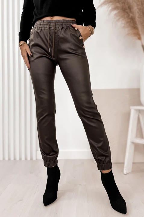 Παντελόνι SLOMENGA, Χρώμα: καφέ, IVET.EU - Εκπτώσεις έως -80%