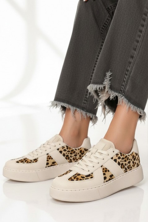 Πάνινα παπούτσια DAMONDA ECRU, Χρώμα: εκρού, IVET.EU - Εκπτώσεις έως -80%