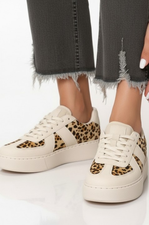 Πάνινα παπούτσια DAMONDA ECRU, Χρώμα: εκρού, IVET.EU - Εκπτώσεις έως -80%