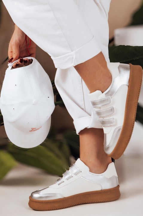 Πάνινα παπούτσια SERBRONZA, Χρώμα: ασημί, IVET.EU - Εκπτώσεις έως -80%