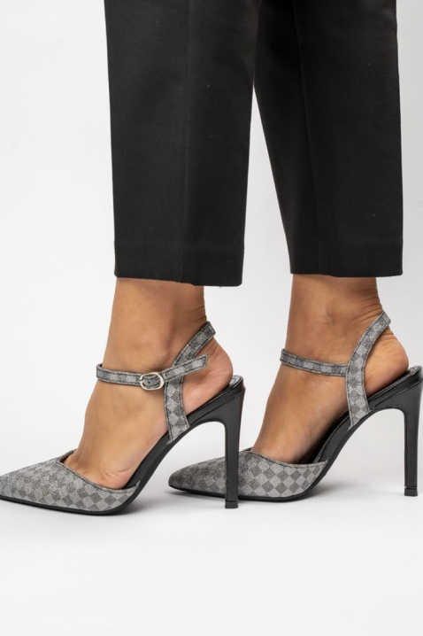 Γυναικεία παπούτσια KLORELZA, Χρώμα: γκρι, IVET.EU - Εκπτώσεις έως -80%