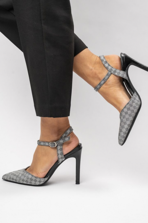 Γυναικεία παπούτσια KLORELZA, Χρώμα: γκρι, IVET.EU - Εκπτώσεις έως -80%