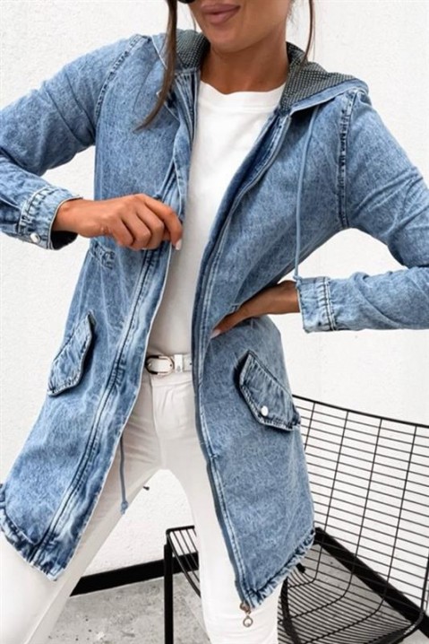 Τζιν μπουφάν AMIRSA, Χρώμα: μπλε, IVET.EU - Εκπτώσεις έως -80%