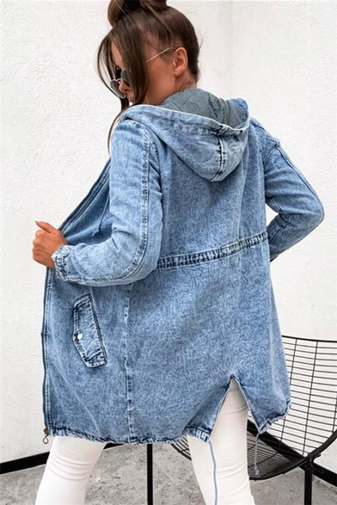 Τζιν μπουφάν AMIRSA, Χρώμα: μπλε, IVET.EU - Εκπτώσεις έως -80%