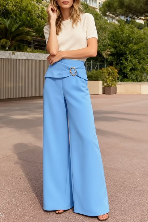 Παντελόνι SVEROLZA SKY, Χρώμα: Γαλάζιο, IVET.EU - Εκπτώσεις έως -80%