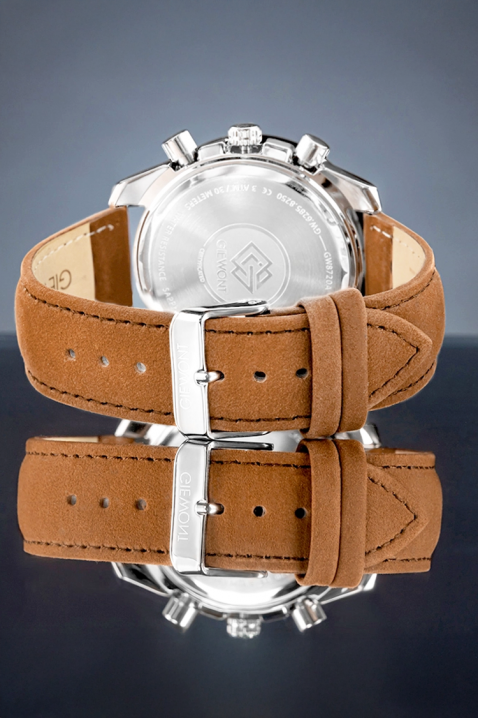 Ανδρικό ρολόι Giewont Chronograph Sapphire Black, Χρώμα: μαύρο, IVET.EU - Εκπτώσεις έως -80%