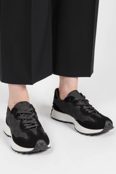 Γυναικεία παπούτσια NERDONA BLACK, Χρώμα: μαύρο, IVET.EU - Εκπτώσεις έως -80%