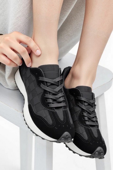 Γυναικεία παπούτσια NERDONA BLACK, Χρώμα: μαύρο, IVET.EU - Εκπτώσεις έως -80%