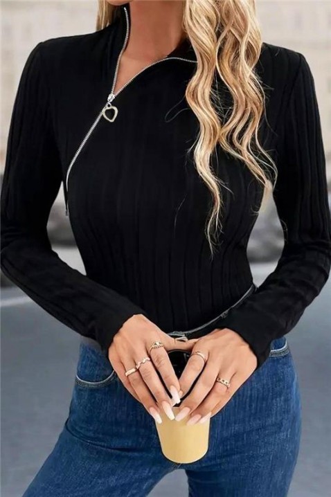 Γυναικεία μπλούζα KATRINZA, Χρώμα: μαύρο, IVET.EU - Εκπτώσεις έως -80%