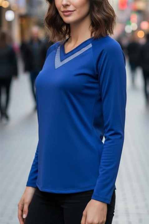 Γυναικεία μπλούζα RIONELDA BLUE, Χρώμα: μπλε, IVET.EU - Εκπτώσεις έως -80%