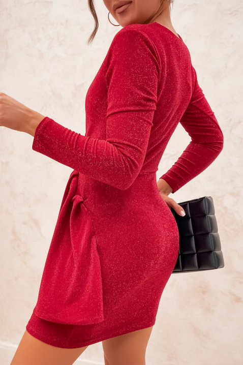 Φόρεμα MONLEZA RED, Χρώμα: κόκκινο, IVET.EU - Εκπτώσεις έως -80%