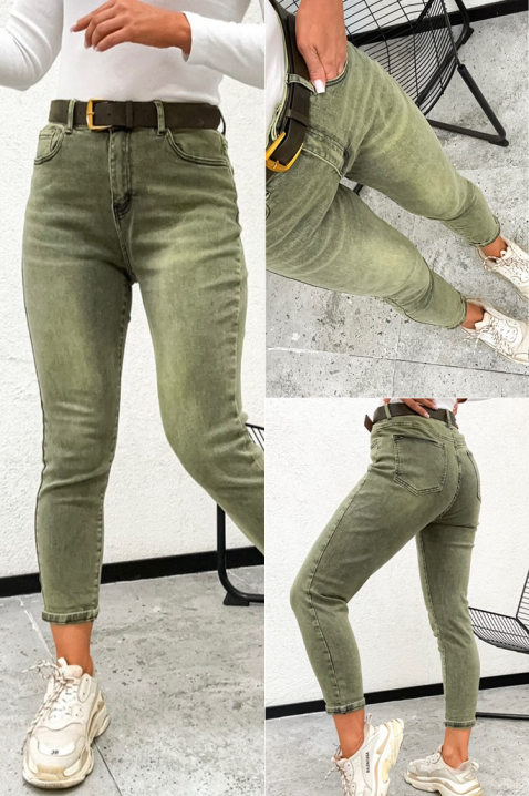 Τζιν ZOYANZA, Χρώμα: πράσινο, IVET.EU - Εκπτώσεις έως -80%