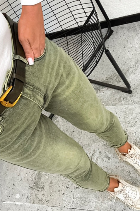 Τζιν ZOYANZA, Χρώμα: πράσινο, IVET.EU - Εκπτώσεις έως -80%