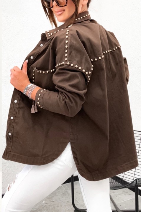 Μπουφάν KAFLONDA, Χρώμα: καφέ, IVET.EU - Εκπτώσεις έως -80%