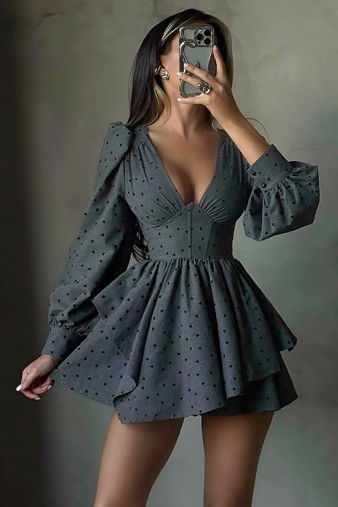 Φόρεμα VURLENDA, Χρώμα: γκρι, IVET.EU - Εκπτώσεις έως -80%