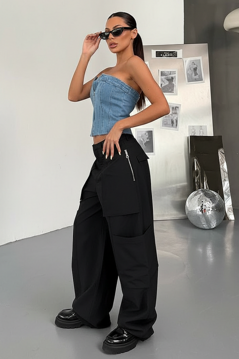 Τοπ ERELONZA SKY, Χρώμα: Γαλάζιο, IVET.EU - Εκπτώσεις έως -80%