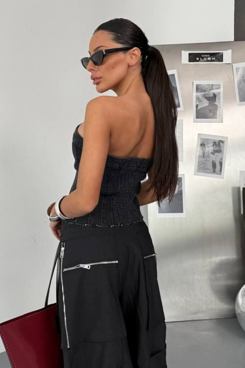 Τοπ ERELONZA BLACK, Χρώμα: μαύρο, IVET.EU - Εκπτώσεις έως -80%