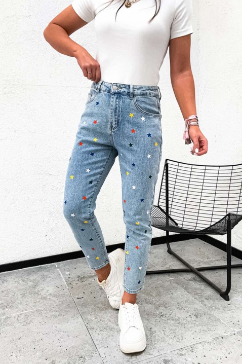 Τζιν ZVEROLDA, Χρώμα: μπλε, IVET.EU - Εκπτώσεις έως -80%