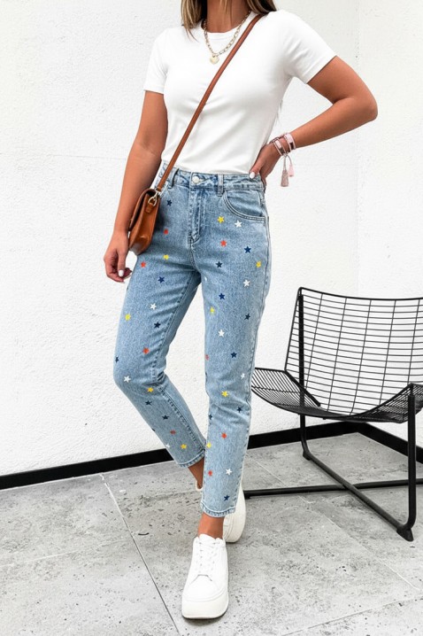 Τζιν ZVEROLDA, Χρώμα: μπλε, IVET.EU - Εκπτώσεις έως -80%