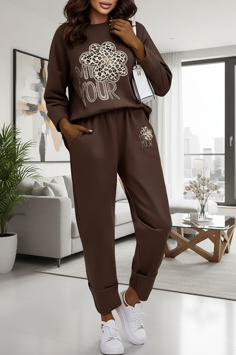 Σύνολο BROLENZA, Χρώμα: καφέ, IVET.EU - Εκπτώσεις έως -80%