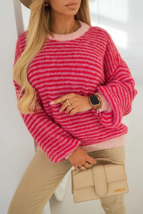 Πουλόβερ BINGOLZA PINK, Χρώμα: ροζ, IVET.EU - Εκπτώσεις έως -80%