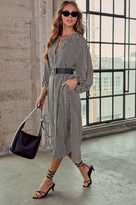 Φόρεμα RAKLINDA BLACK, Χρώμα: μαύρο, IVET.EU - Εκπτώσεις έως -80%