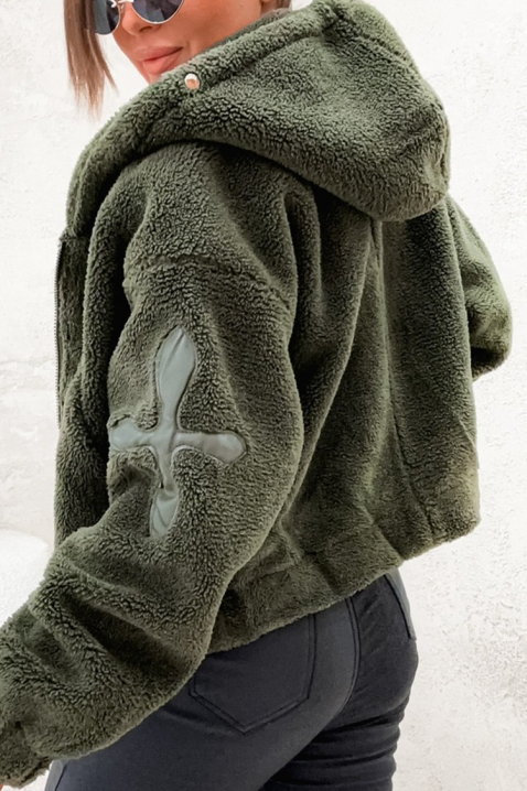 Μπουφάν ALOLNINZA KHAKI, Χρώμα: χακί, IVET.EU - Εκπτώσεις έως -80%