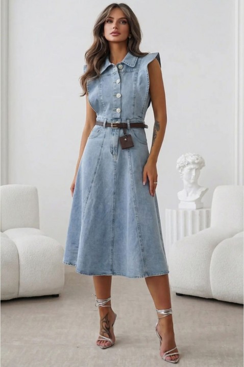 Φόρεμα STILIYANA, Χρώμα: Γαλάζιο, IVET.EU - Εκπτώσεις έως -80%