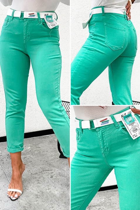 Τζιν ZEBRONDA, Χρώμα: τυρκουάζ, IVET.EU - Εκπτώσεις έως -80%