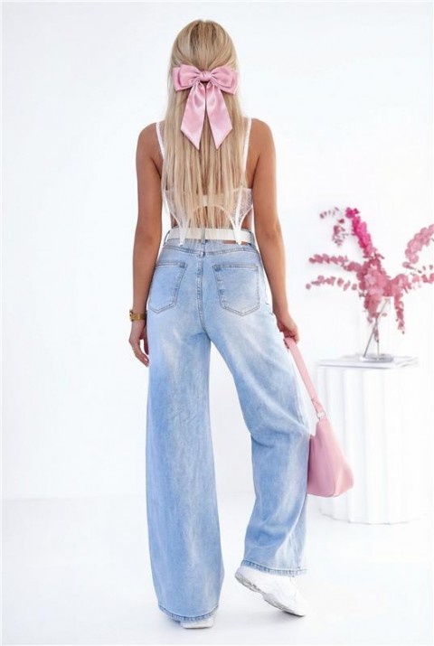 Τζιν SVERMOLDA, Χρώμα: Γαλάζιο, IVET.EU - Εκπτώσεις έως -80%