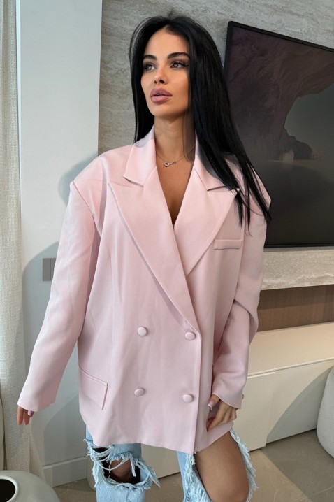 Σακάκι DROPILZA PUDRA, Χρώμα: πούδρα, IVET.EU - Εκπτώσεις έως -80%