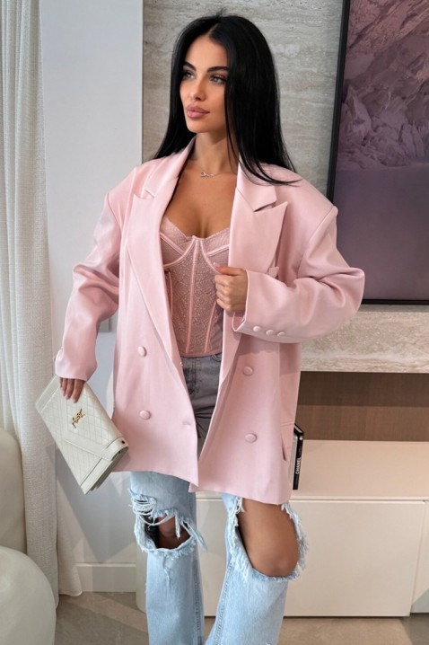 Σακάκι DROPILZA PUDRA, Χρώμα: πούδρα, IVET.EU - Εκπτώσεις έως -80%