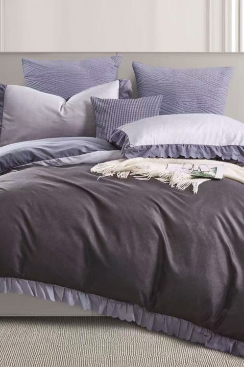 Σετ κρεβατοκάμαρας SIOGERY LILA 200x220 cm βαμβάκι - 3 τεμ., Χρώμα: μωβ, IVET.EU - Εκπτώσεις έως -80%