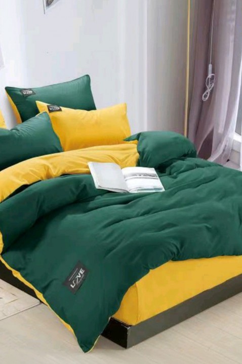 Σετ κρεβατοκάμαρας TRENILMY GREEN 160x220 cm βαμβακερό - 3 τεμ., Χρώμα: πράσινο, IVET.EU - Εκπτώσεις έως -80%