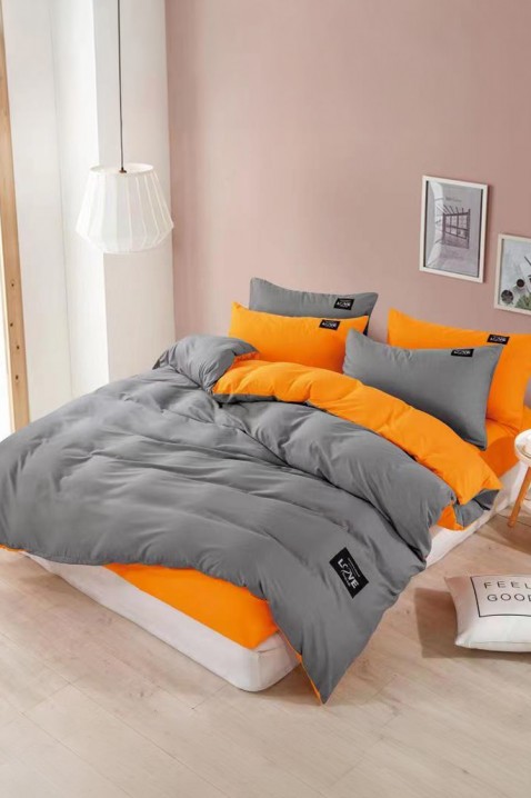 Σετ κρεβατοκάμαρας TRENILMY ORANGE 160x220 cm βαμβακερό - 3 τεμ., Χρώμα: πορτοκαλί, IVET.EU - Εκπτώσεις έως -80%