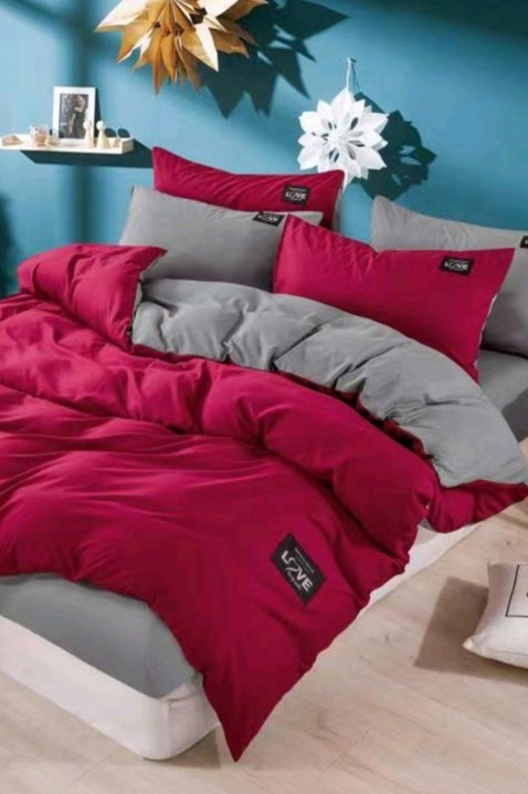 Σετ κρεβατοκάμαρας TRENILMY RED160x220 cm βαμβακερό - 3 τεμ., Χρώμα: κόκκινο, IVET.EU - Εκπτώσεις έως -80%