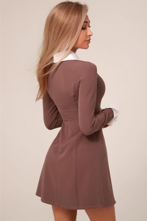 Φόρεμα GENOVANA, Χρώμα: καφέ, IVET.EU - Εκπτώσεις έως -80%