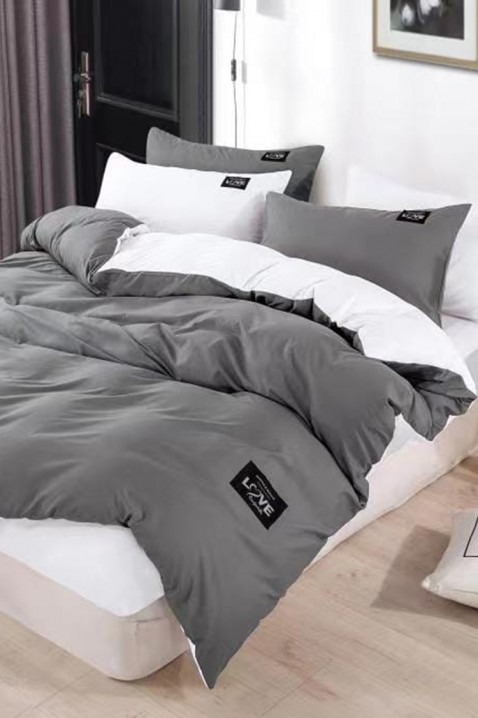 Σετ κρεβατοκάμαρας TRENILMY GRAFIT 200x220 cm βαμβάκι - 3 τεμ., Χρώμα: γραφίτης, IVET.EU - Εκπτώσεις έως -80%