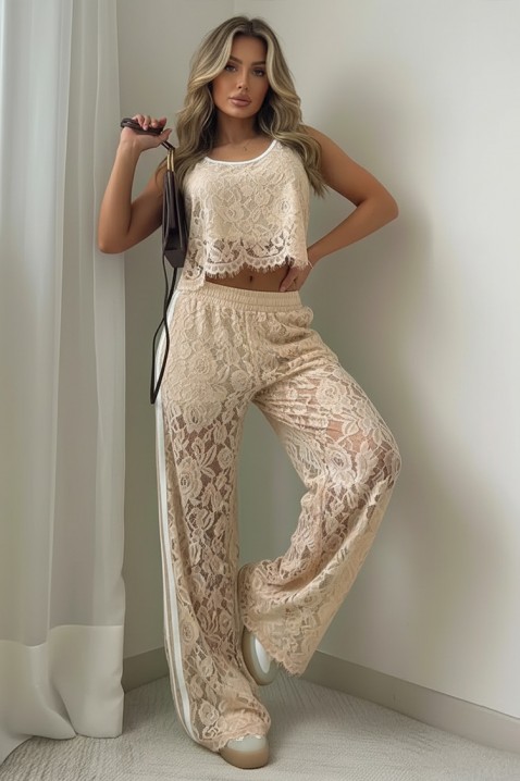 Σύνολο FLAZILDA BEIGE, Χρώμα: μπεζ, IVET.EU - Εκπτώσεις έως -80%