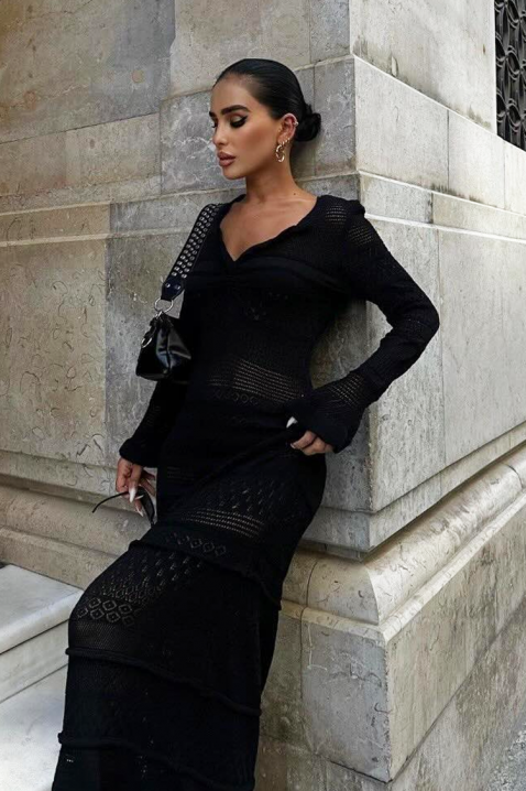 Φόρεμα STROLVERZA, Χρώμα: μαύρο, IVET.EU - Εκπτώσεις έως -80%