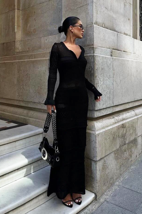 Φόρεμα STROLVERZA, Χρώμα: μαύρο, IVET.EU - Εκπτώσεις έως -80%